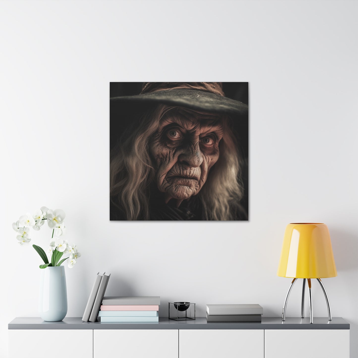 "Up Close Evil Witch" Halloween Wall Art - Weave Got Gifts - Unique Gifts You Won’t Find Anywhere Else!
