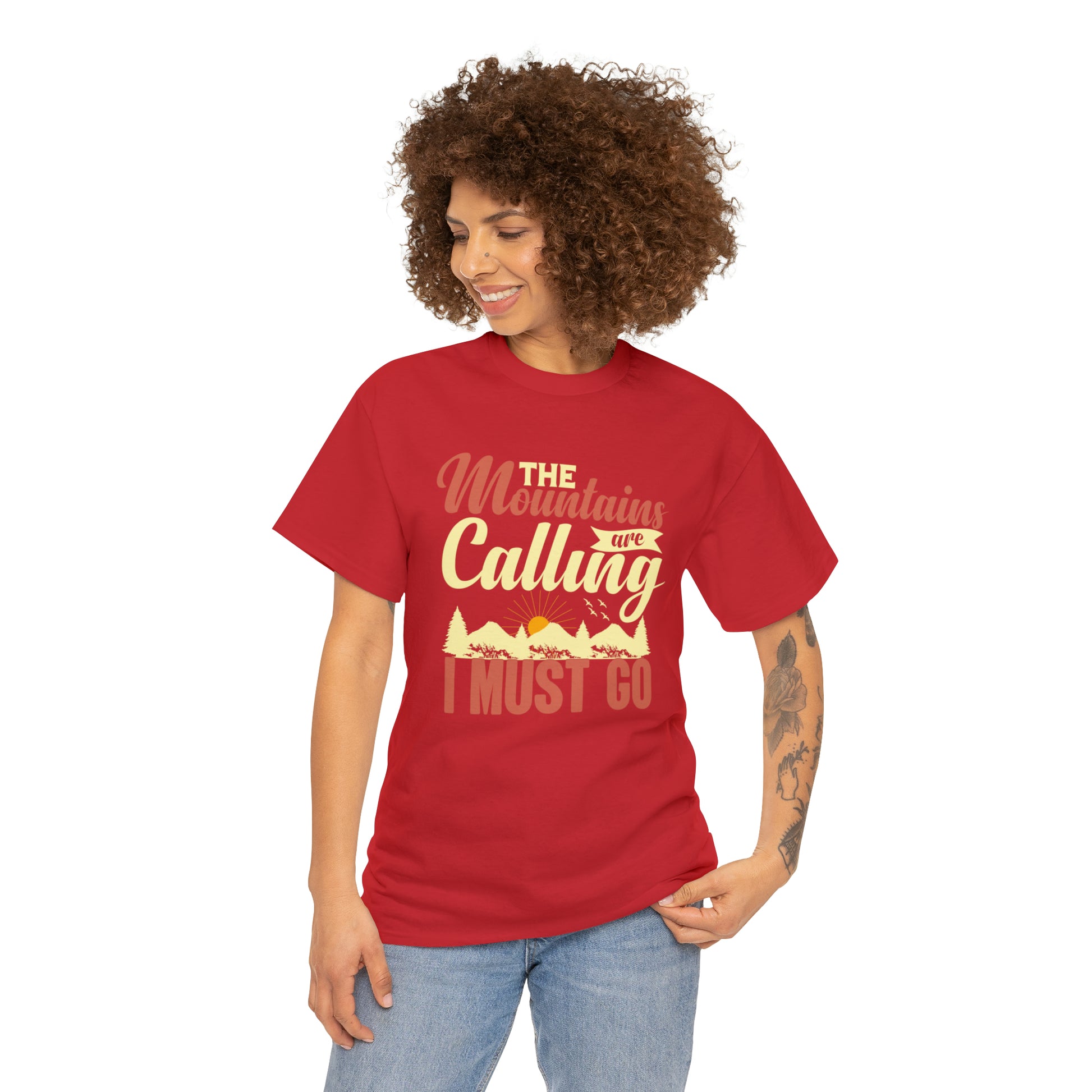 "The Mountains Are Calling" T-Shirt - Weave Got Gifts - Unique Gifts You Won’t Find Anywhere Else!