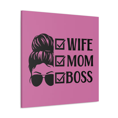 "Wife, Mom, Boss" Wall Art - Weave Got Gifts - Unique Gifts You Won’t Find Anywhere Else!