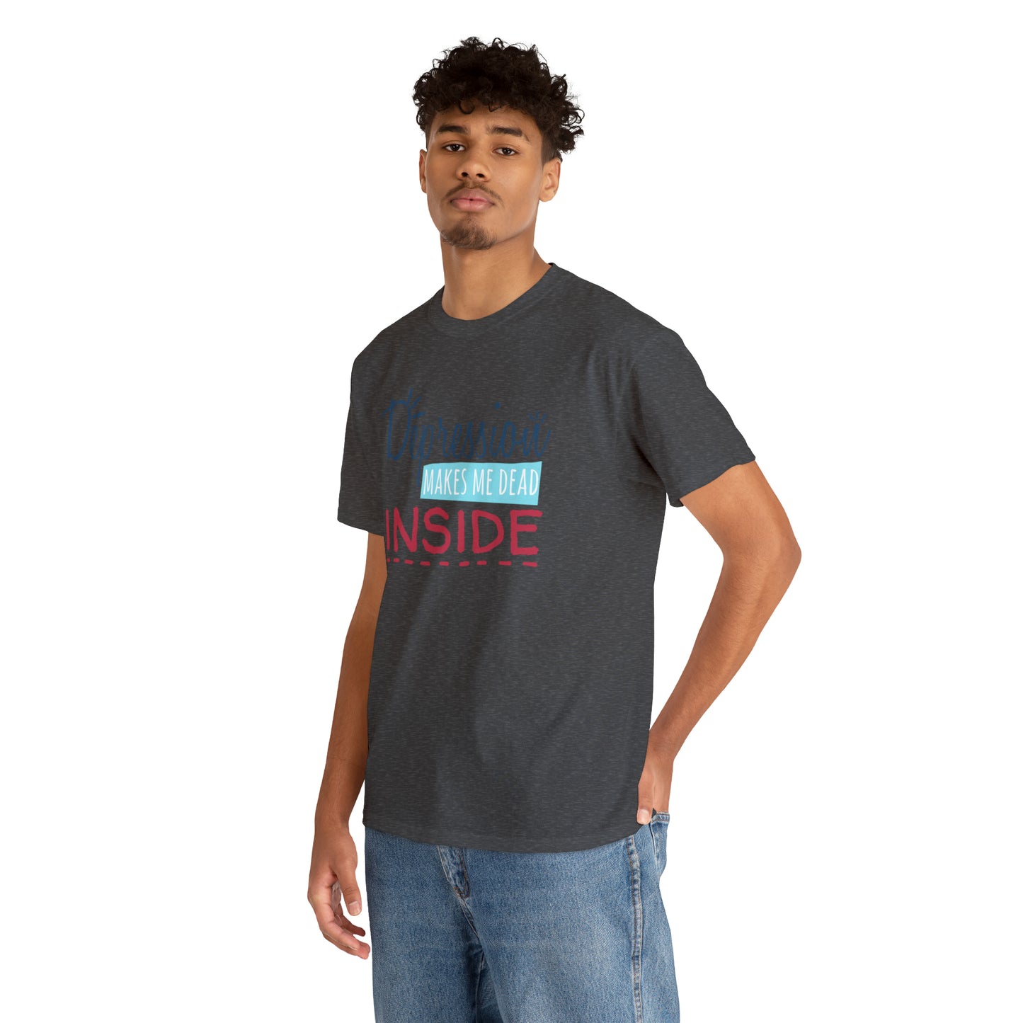 "Depression Makes Me Dead Inside" T-Shirt - Weave Got Gifts - Unique Gifts You Won’t Find Anywhere Else!