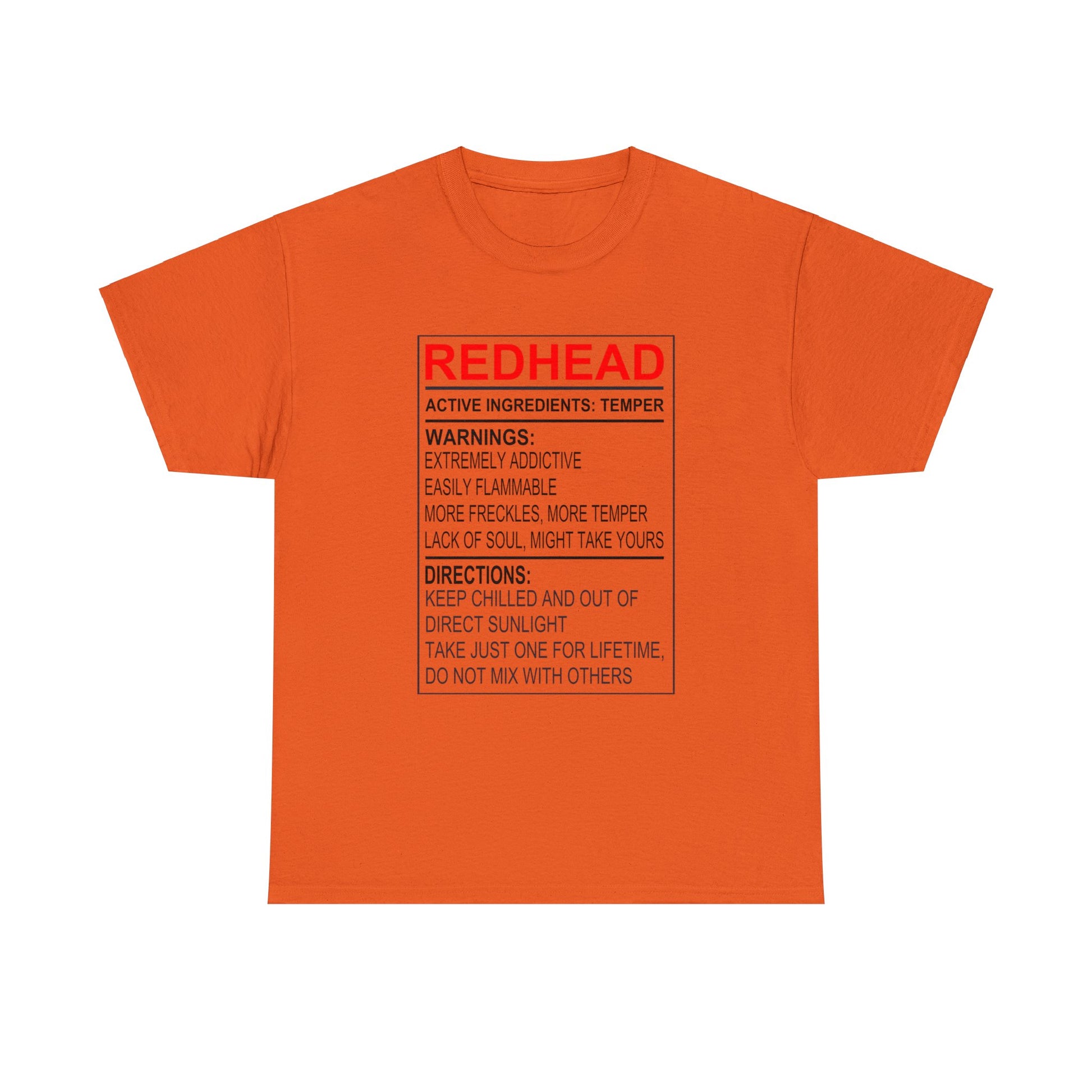 "Redhead Warning" T-Shirt - Weave Got Gifts - Unique Gifts You Won’t Find Anywhere Else!