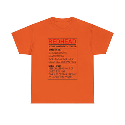 "Redhead Warning" T-Shirt - Weave Got Gifts - Unique Gifts You Won’t Find Anywhere Else!