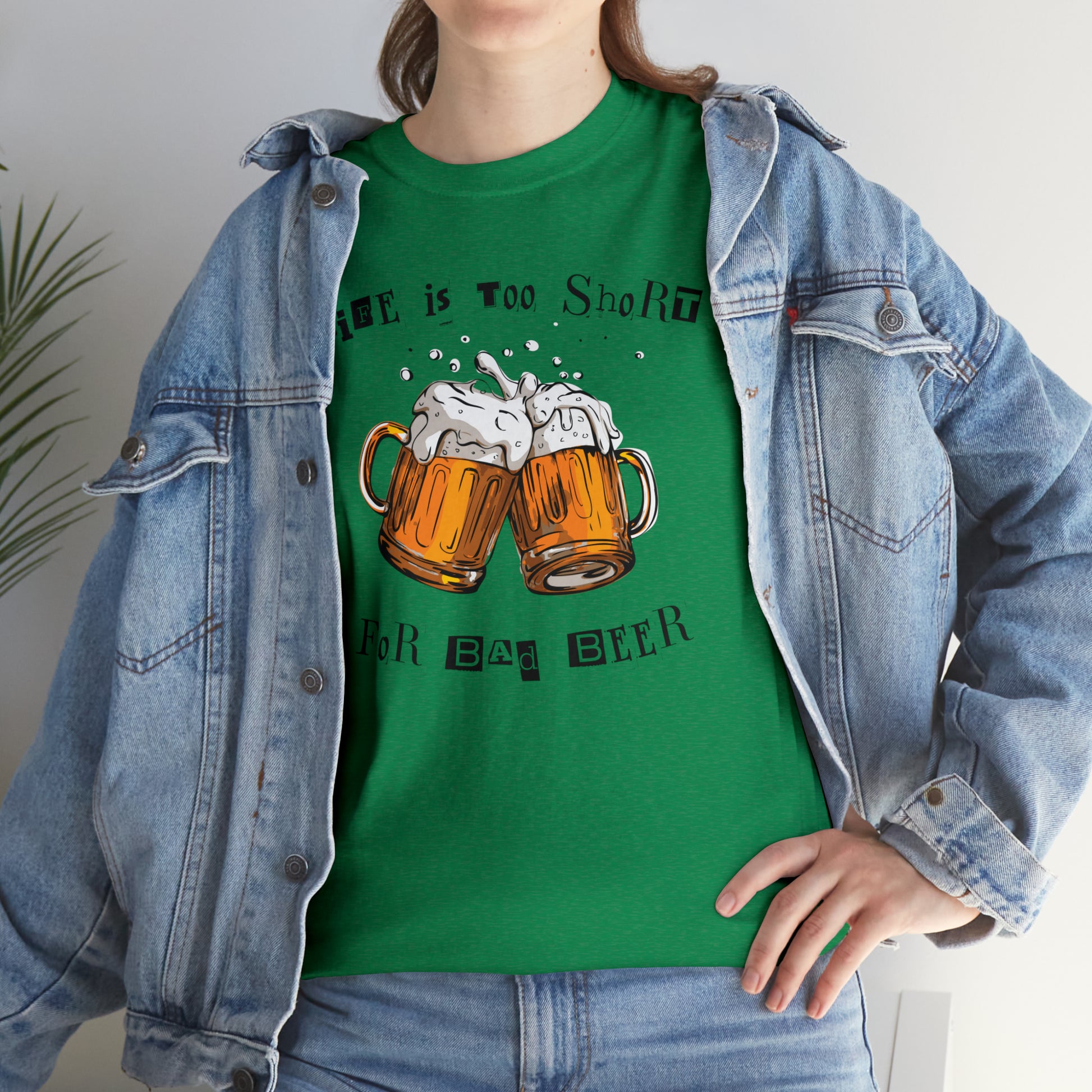 "Life Is Too Short for Bad Beer" T-Shirt - Weave Got Gifts - Unique Gifts You Won’t Find Anywhere Else!