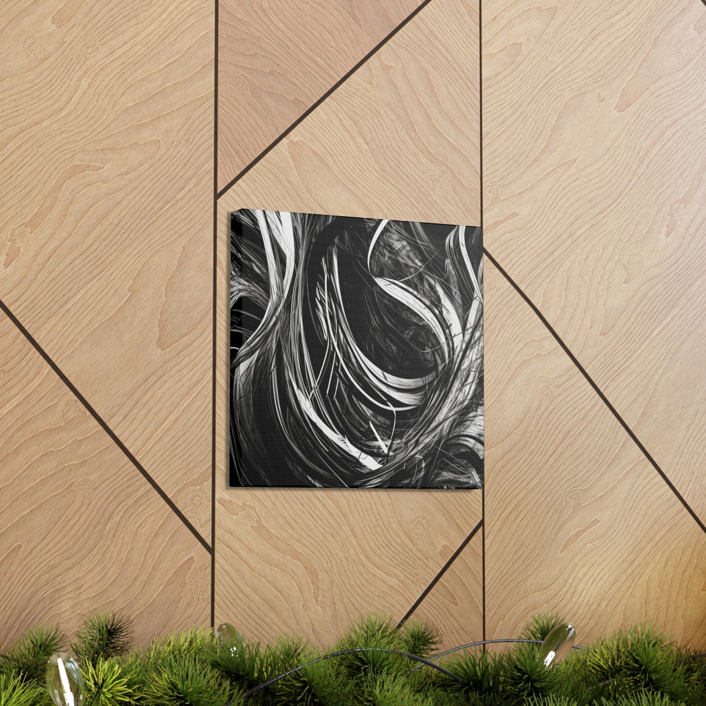 "Black & White Abstract" Wall Art - Weave Got Gifts - Unique Gifts You Won’t Find Anywhere Else!