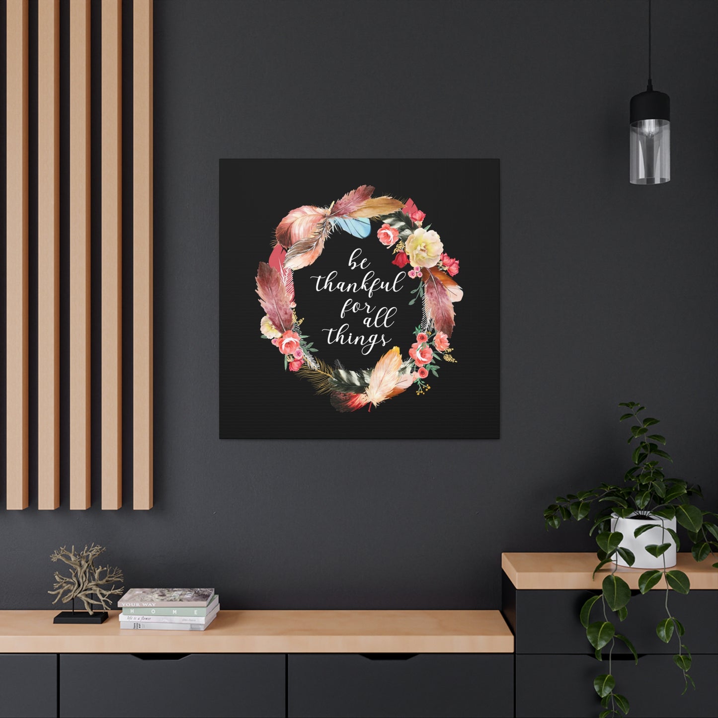 "Be Thankful For All Things" Wall Art - Weave Got Gifts - Unique Gifts You Won’t Find Anywhere Else!
