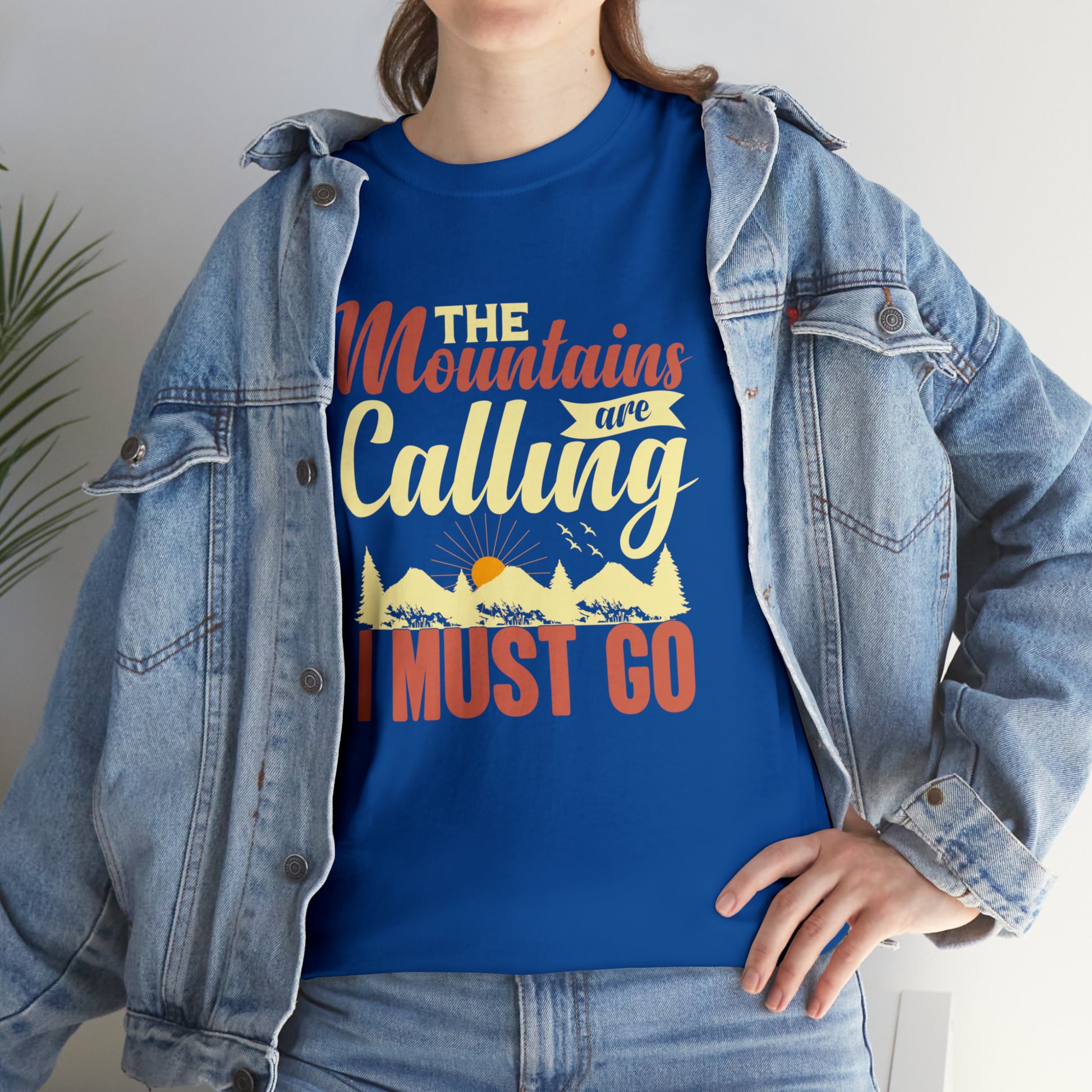 "The Mountains Are Calling" T-Shirt - Weave Got Gifts - Unique Gifts You Won’t Find Anywhere Else!