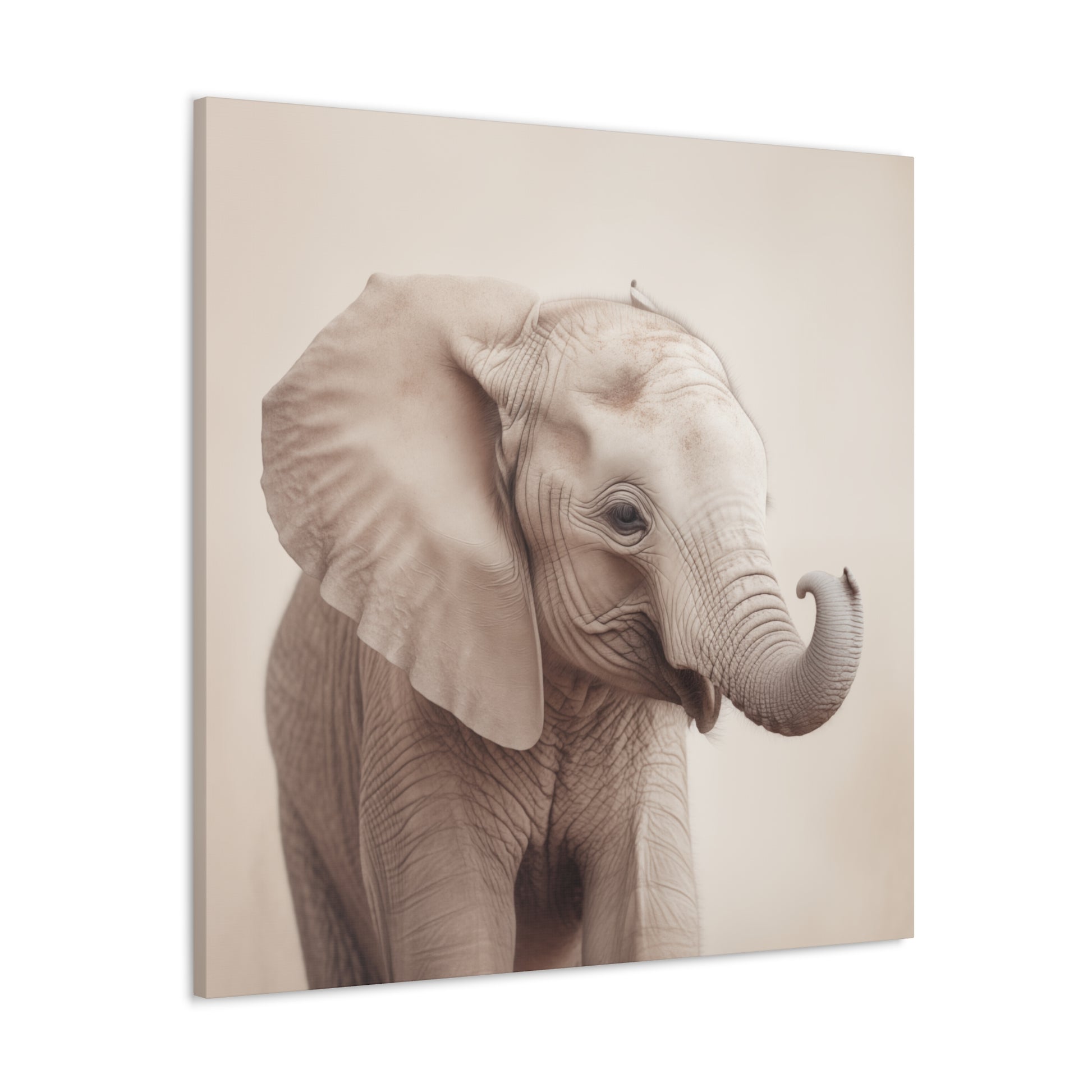 "Baby Elephant Portrait" Wall Art - Weave Got Gifts - Unique Gifts You Won’t Find Anywhere Else!