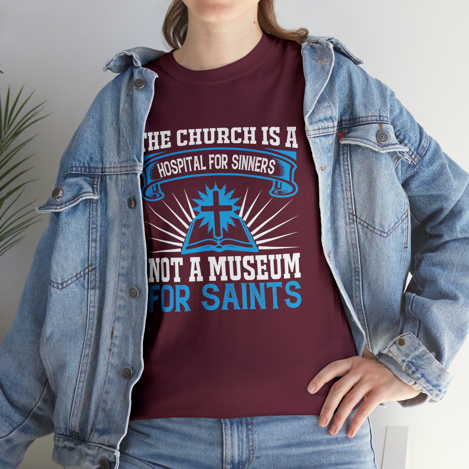 "Church Is A Hospital For Sinners" T-Shirt - Weave Got Gifts - Unique Gifts You Won’t Find Anywhere Else!