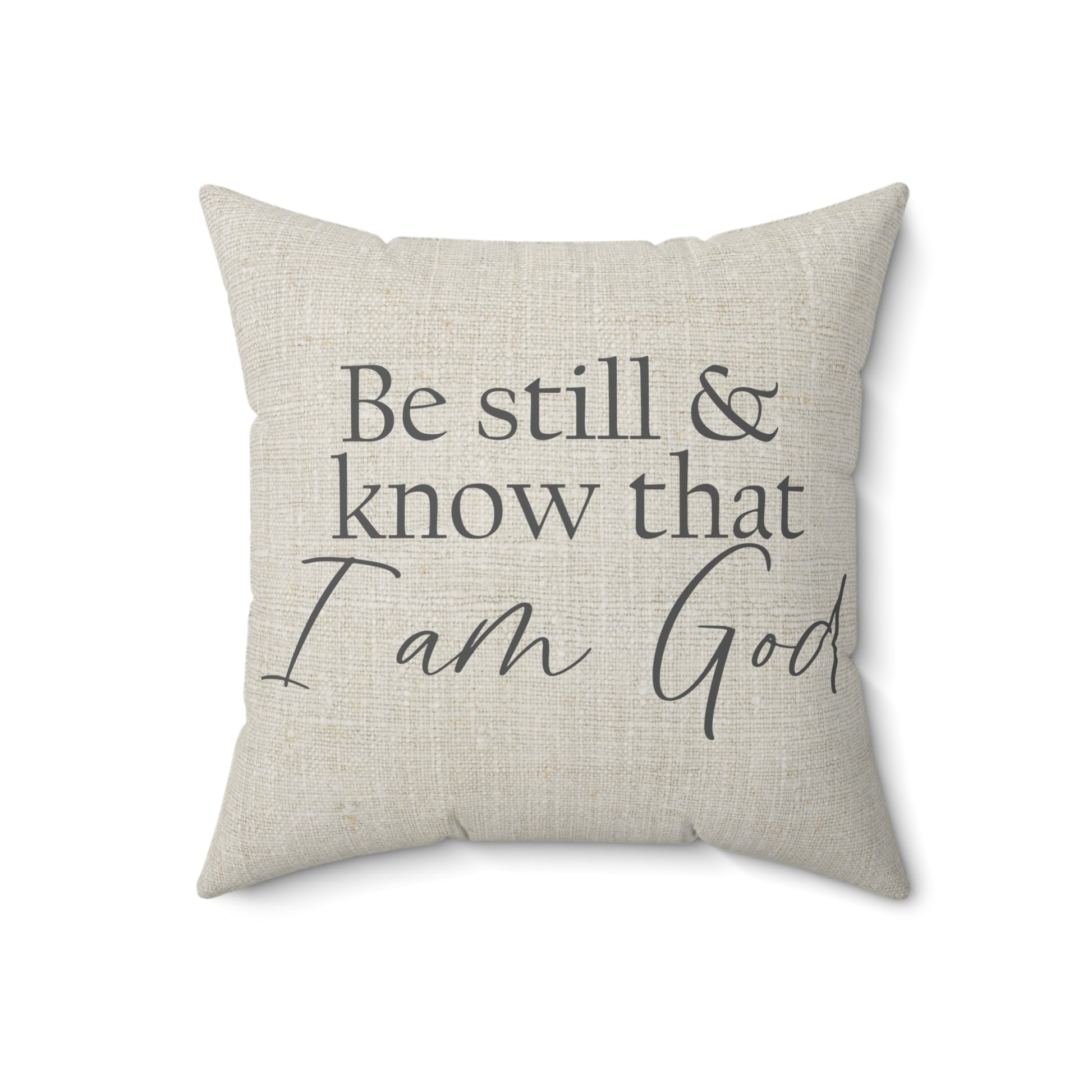 Religious home decor pillow
