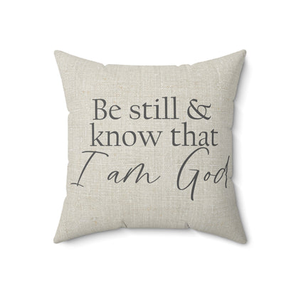 Religious home decor pillow
