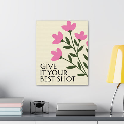 "Give It Your Best Shot" Wall Art - Weave Got Gifts - Unique Gifts You Won’t Find Anywhere Else!