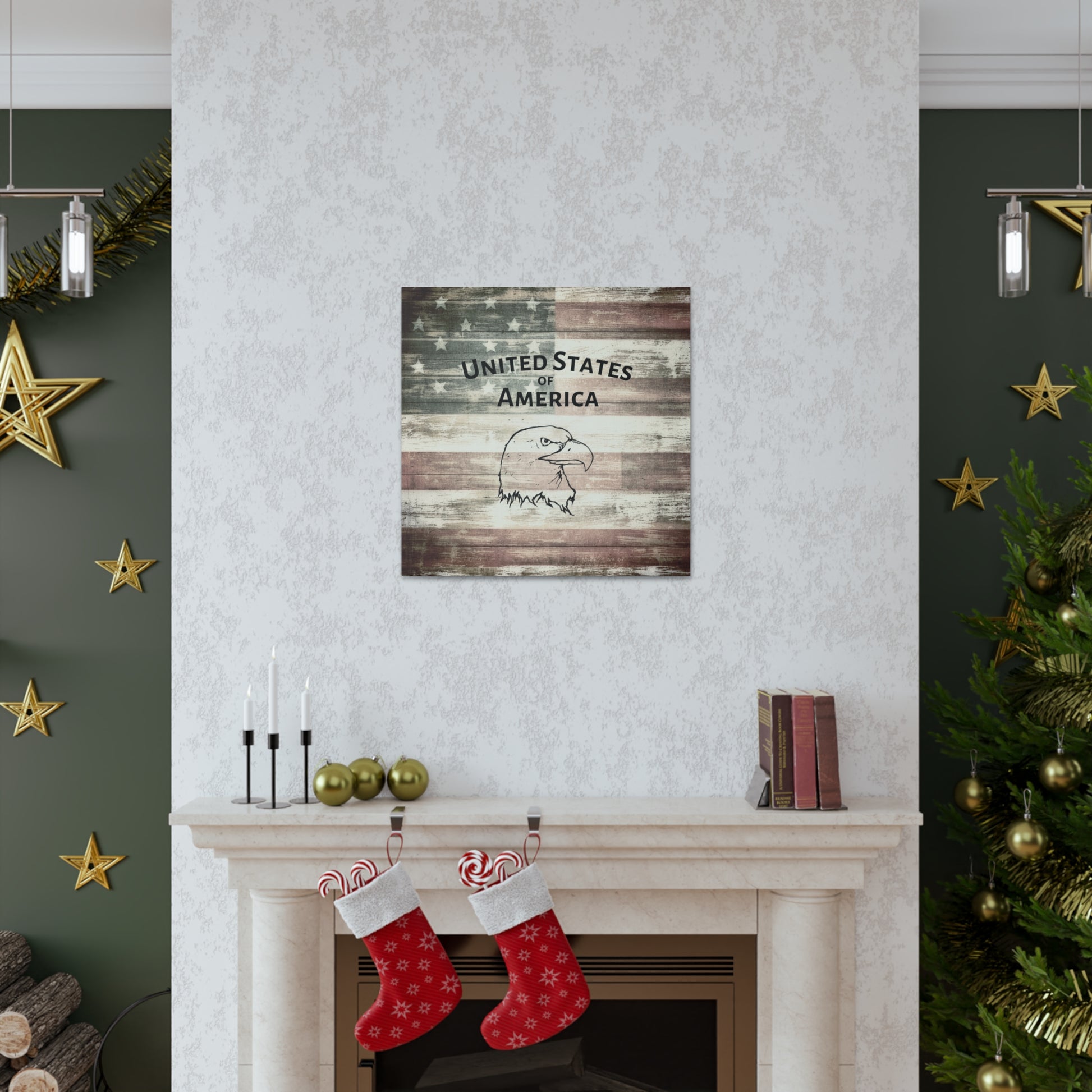 "United States Of America" Wall Art - Weave Got Gifts - Unique Gifts You Won’t Find Anywhere Else!
