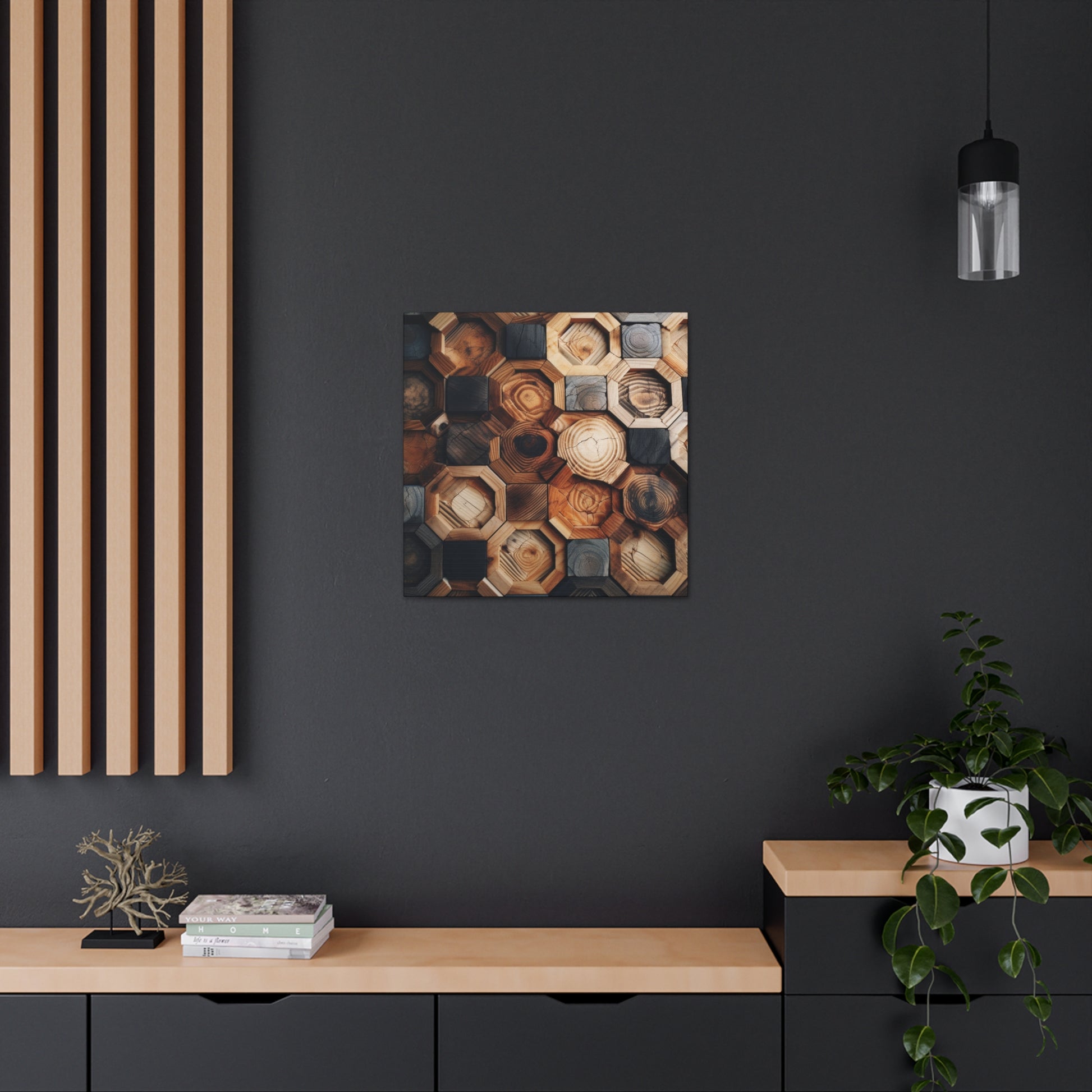 "Geometric Wood" Wall Art - Weave Got Gifts - Unique Gifts You Won’t Find Anywhere Else!