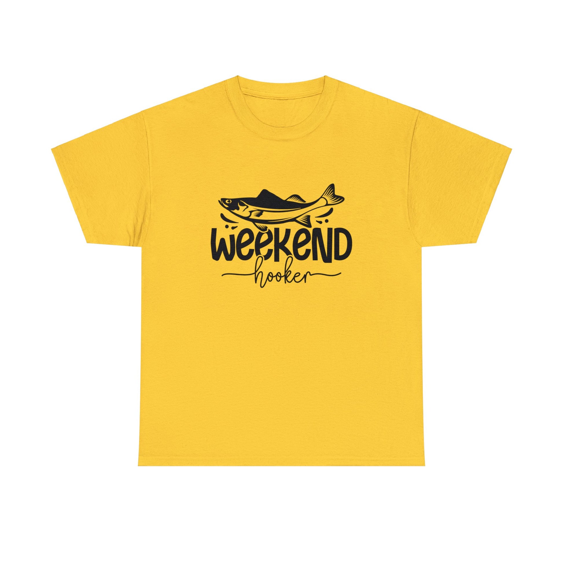 Weekend Hooker fishing t-shirt with fish graphic for fishermen
