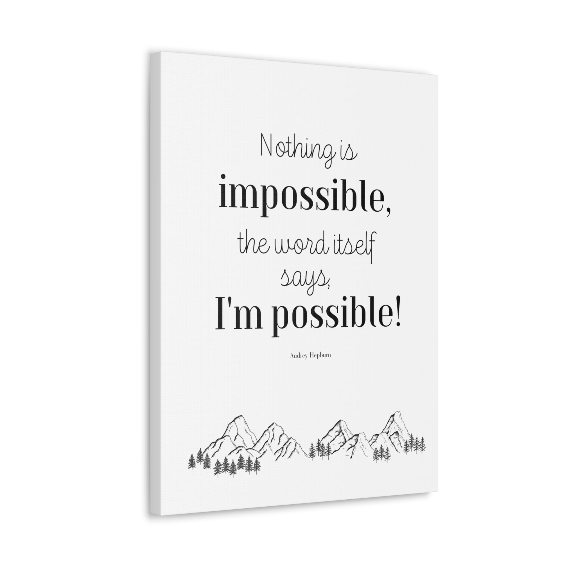 "Nothing Is Impossible" Wall Art - Weave Got Gifts - Unique Gifts You Won’t Find Anywhere Else!