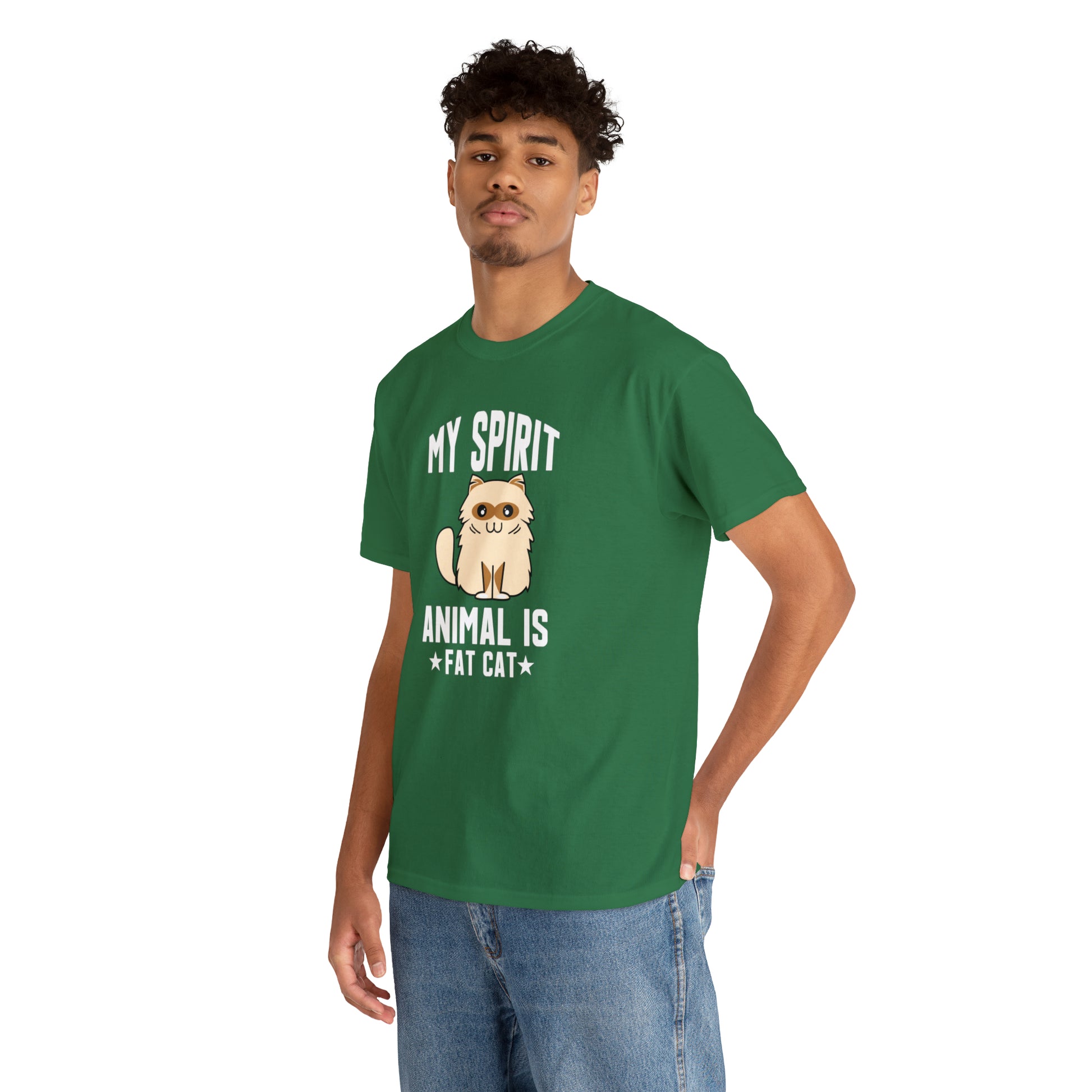 "Fat Cat Spirit Animal" T-Shirt - Weave Got Gifts - Unique Gifts You Won’t Find Anywhere Else!