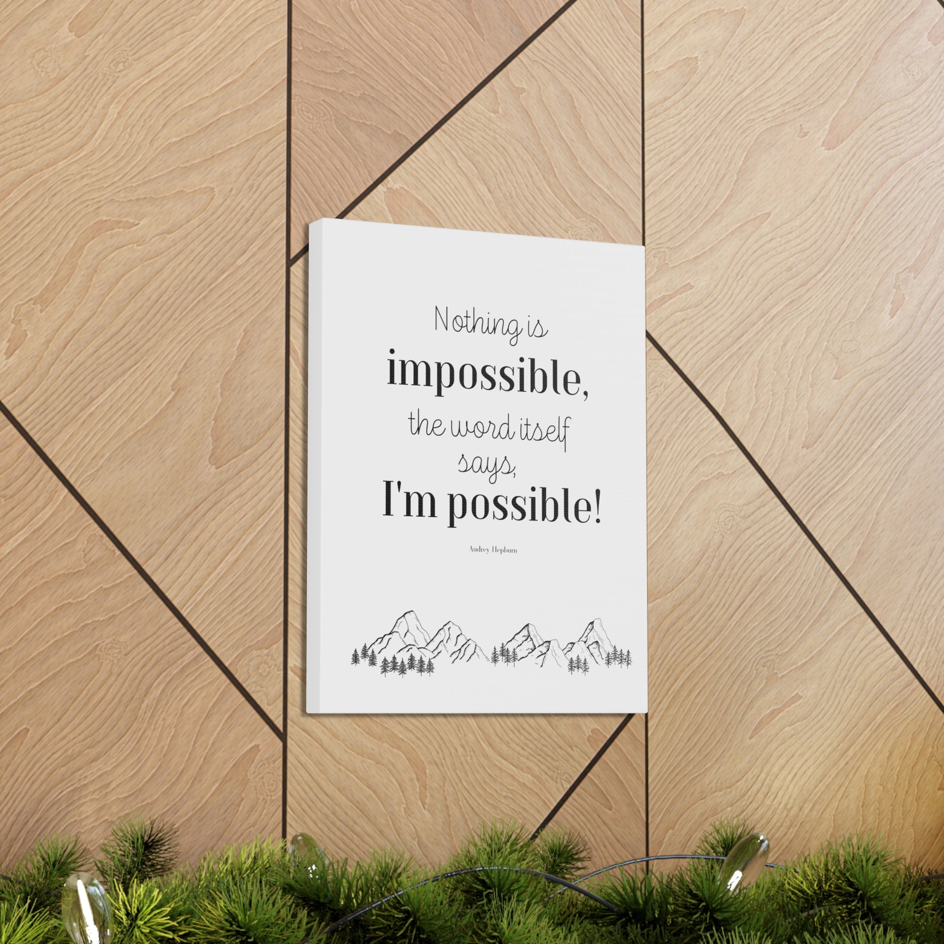 "Nothing Is Impossible" Wall Art - Weave Got Gifts - Unique Gifts You Won’t Find Anywhere Else!