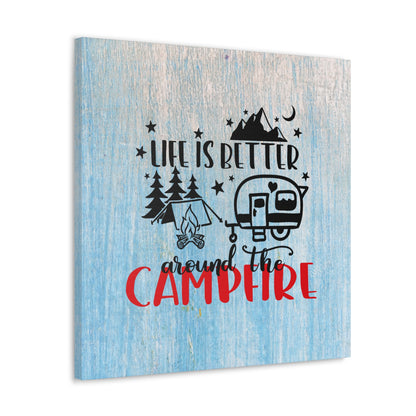 "Life Is Better Around The Campfire" Wall Art - Weave Got Gifts - Unique Gifts You Won’t Find Anywhere Else!