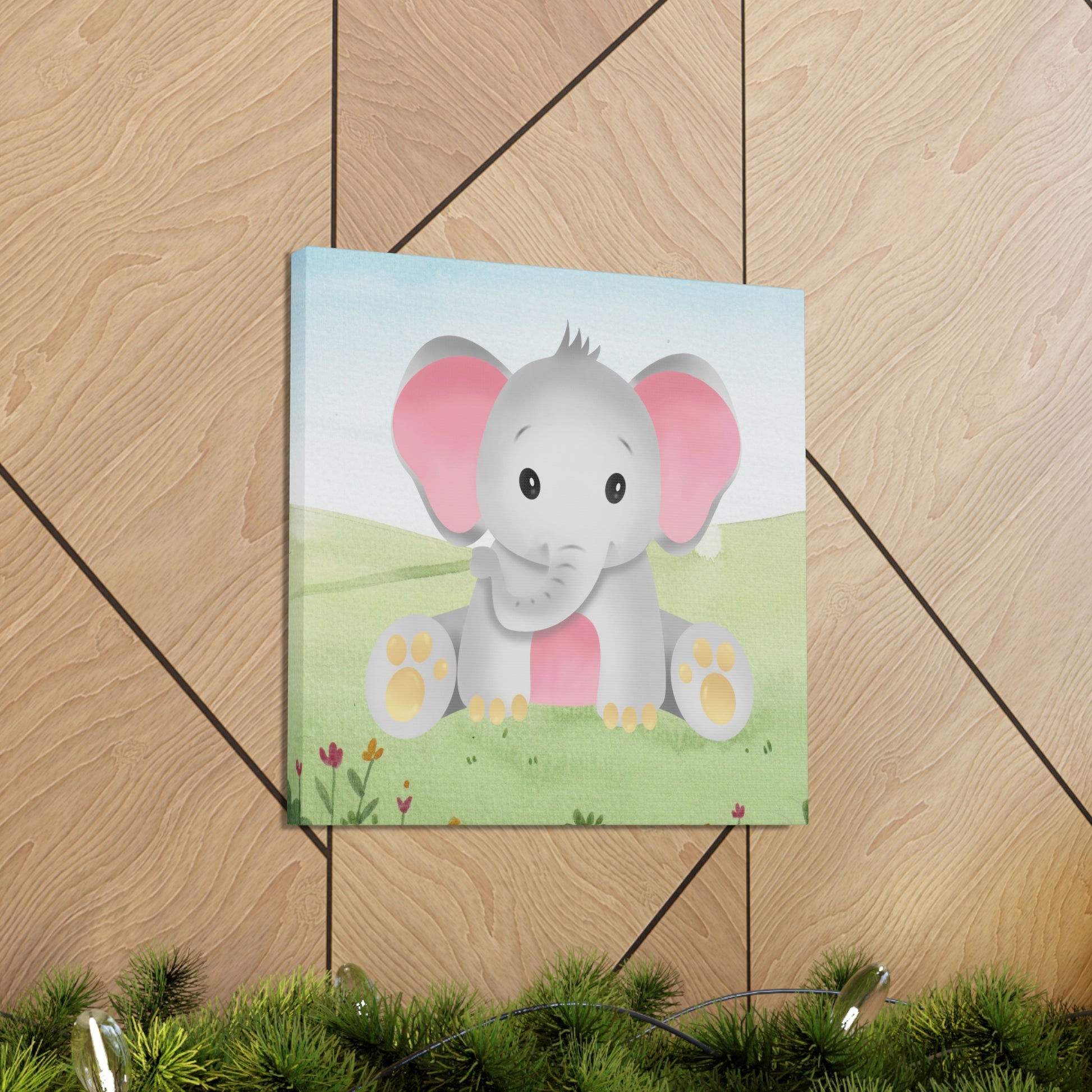 "Baby Elephant" Wall Art - Weave Got Gifts - Unique Gifts You Won’t Find Anywhere Else!