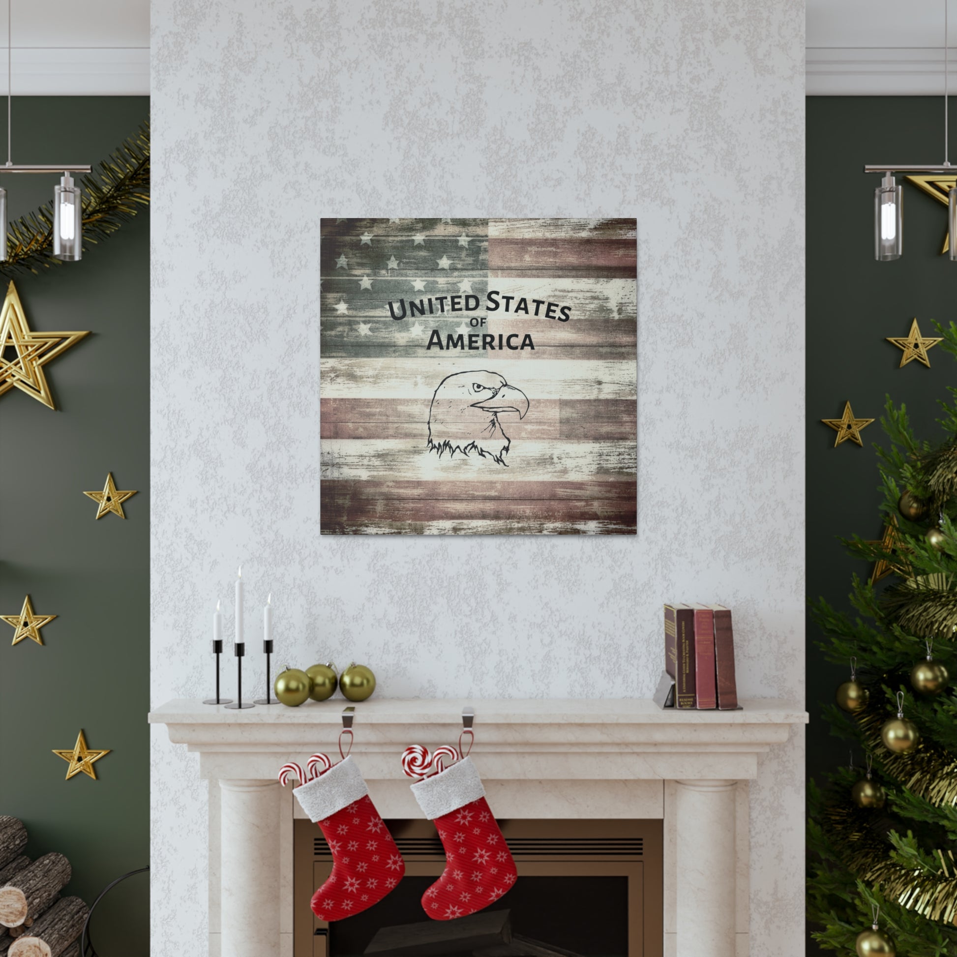 "United States Of America" Wall Art - Weave Got Gifts - Unique Gifts You Won’t Find Anywhere Else!