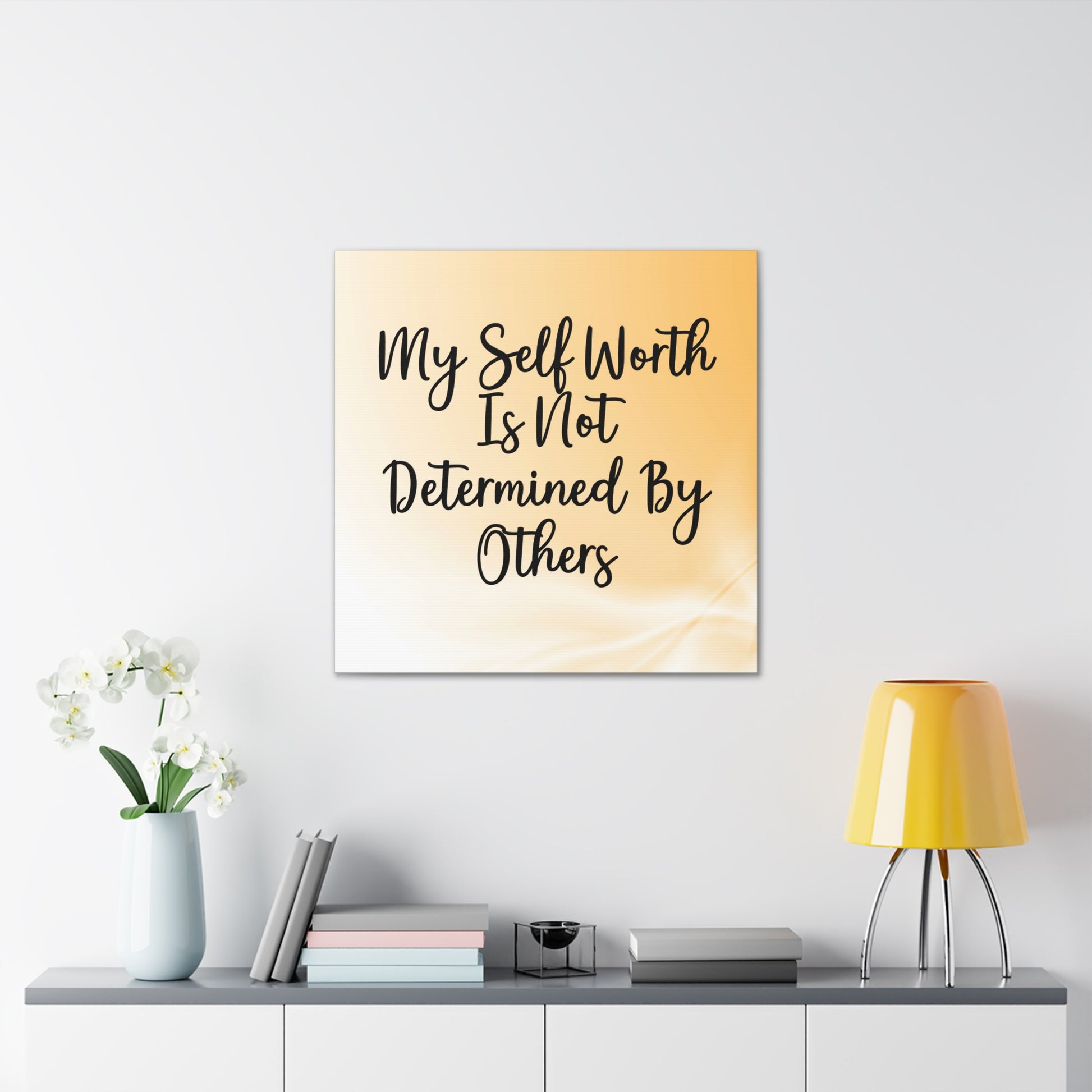 "My Self Worth Is Not Determined By Others" Wall Art - Weave Got Gifts - Unique Gifts You Won’t Find Anywhere Else!