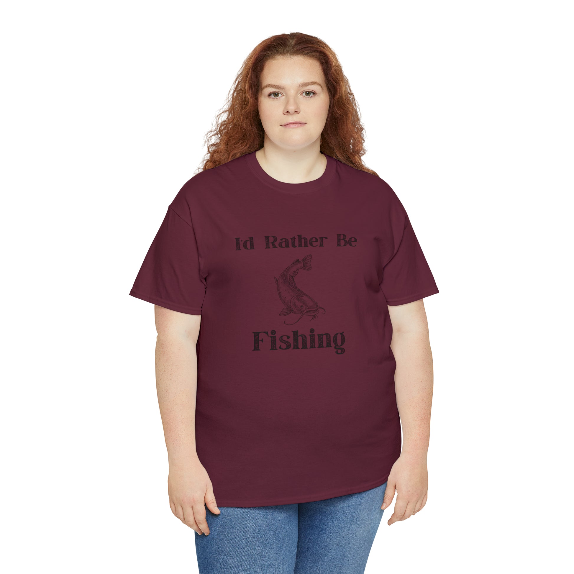 "Id Rather Be Fishing" T-Shirt - Weave Got Gifts - Unique Gifts You Won’t Find Anywhere Else!