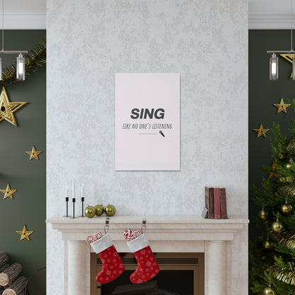 "Sing Like No One's Listening" Wall Art - Weave Got Gifts - Unique Gifts You Won’t Find Anywhere Else!