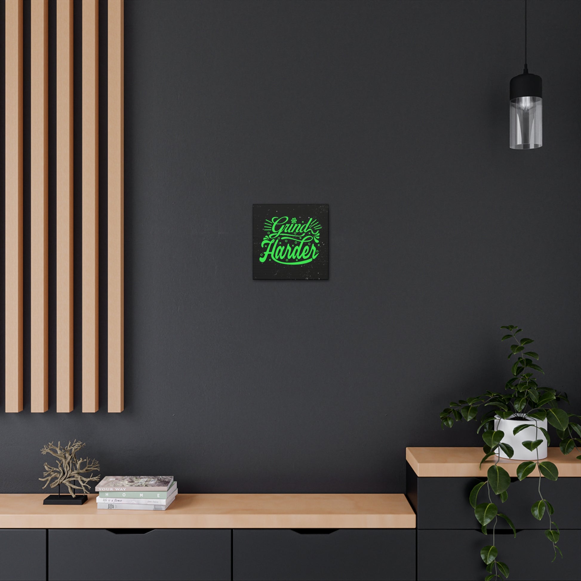 "Grind Harder" Wall Art - Weave Got Gifts - Unique Gifts You Won’t Find Anywhere Else!