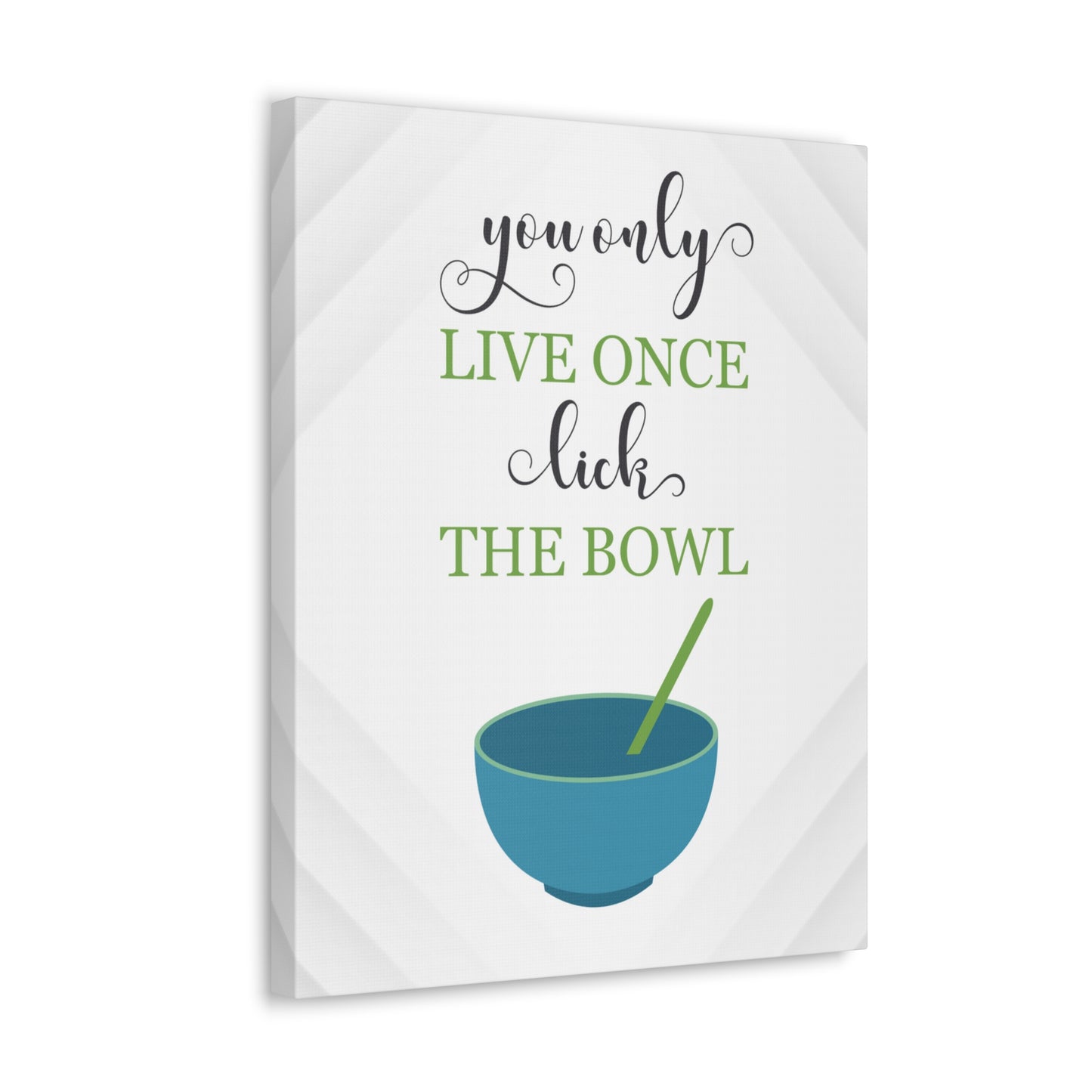 "YOLO, Lick The Bowl" Wall Art - Weave Got Gifts - Unique Gifts You Won’t Find Anywhere Else!