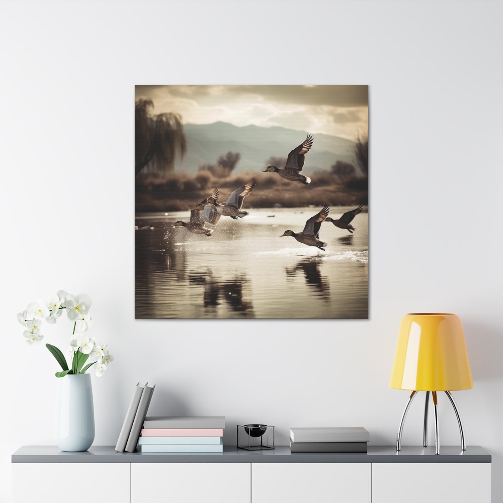 "Ducks In Flight Photo" Wall Art - Weave Got Gifts - Unique Gifts You Won’t Find Anywhere Else!