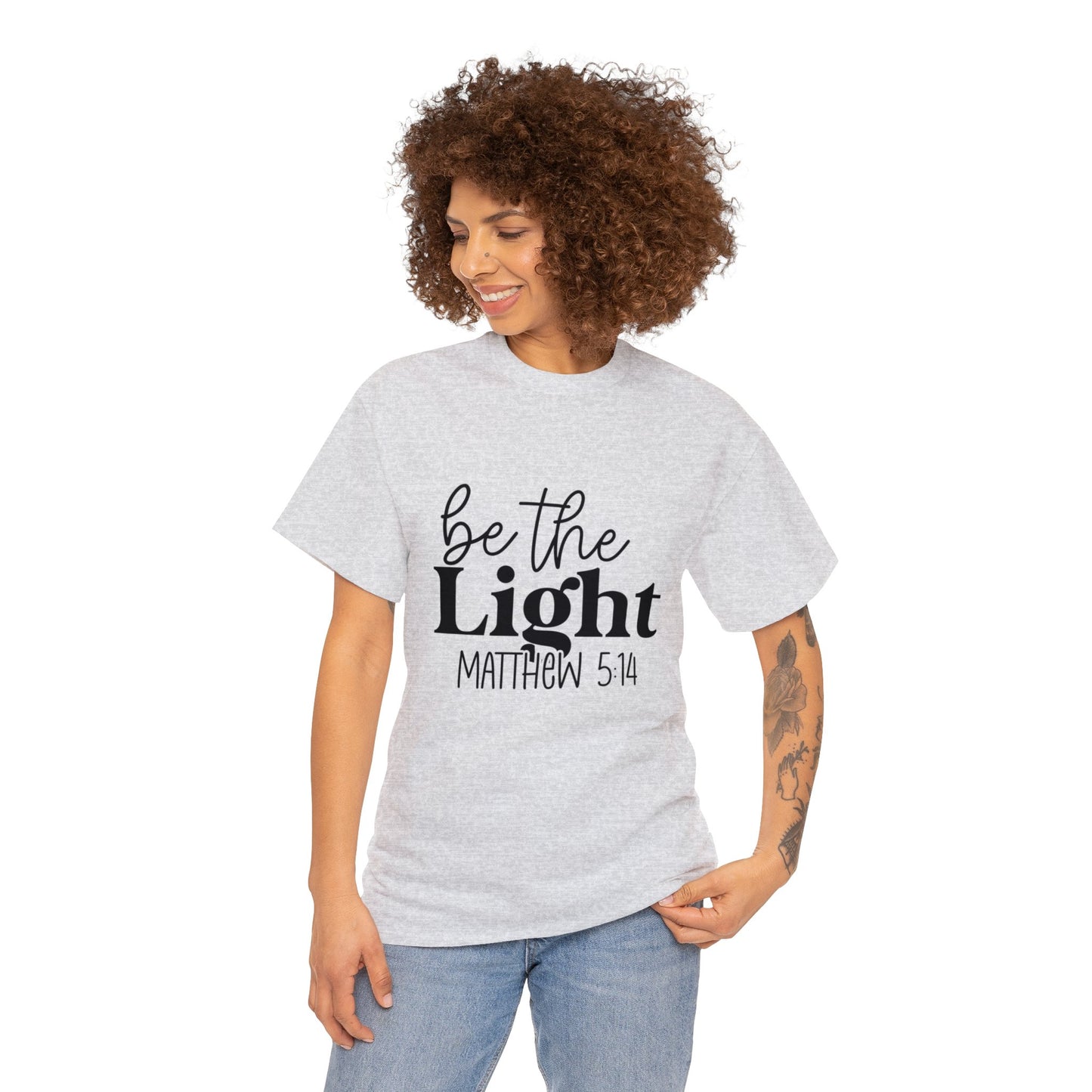 "Be The Light - Matthew 5:14" T-Shirt - Weave Got Gifts - Unique Gifts You Won’t Find Anywhere Else!