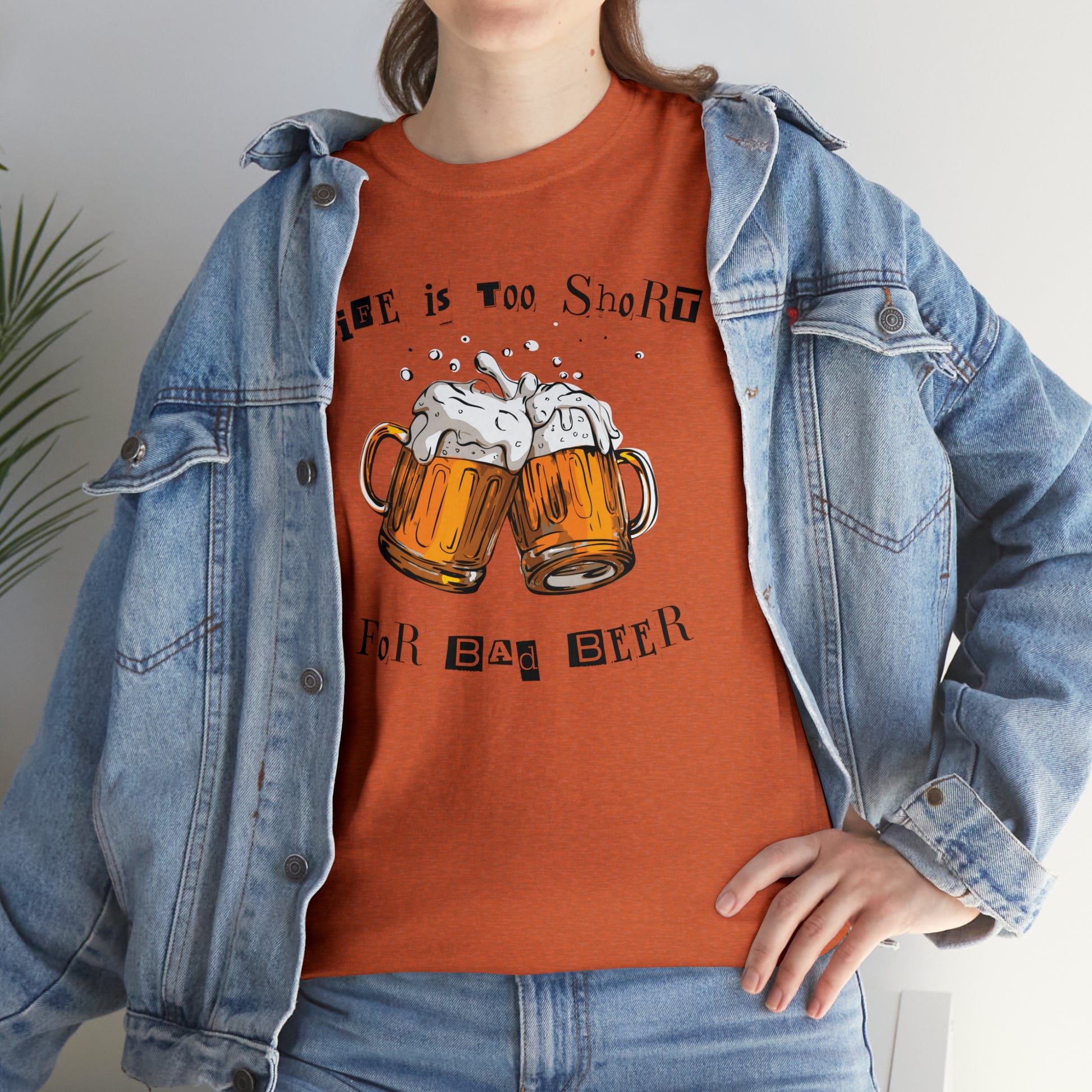 "Life Is Too Short for Bad Beer" T-Shirt - Weave Got Gifts - Unique Gifts You Won’t Find Anywhere Else!