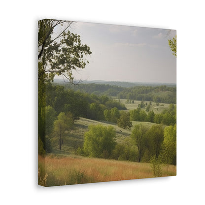 Rustic decor wall art with Missouri landscape photo

