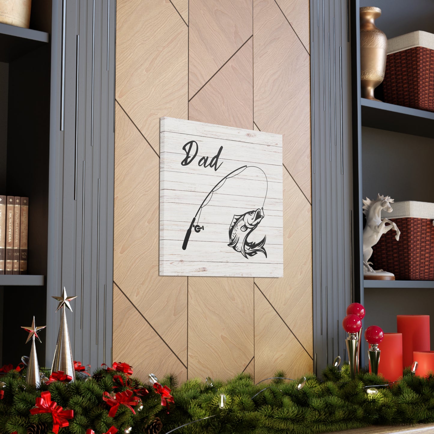 "Fishing Dad" Wall Art - Weave Got Gifts - Unique Gifts You Won’t Find Anywhere Else!