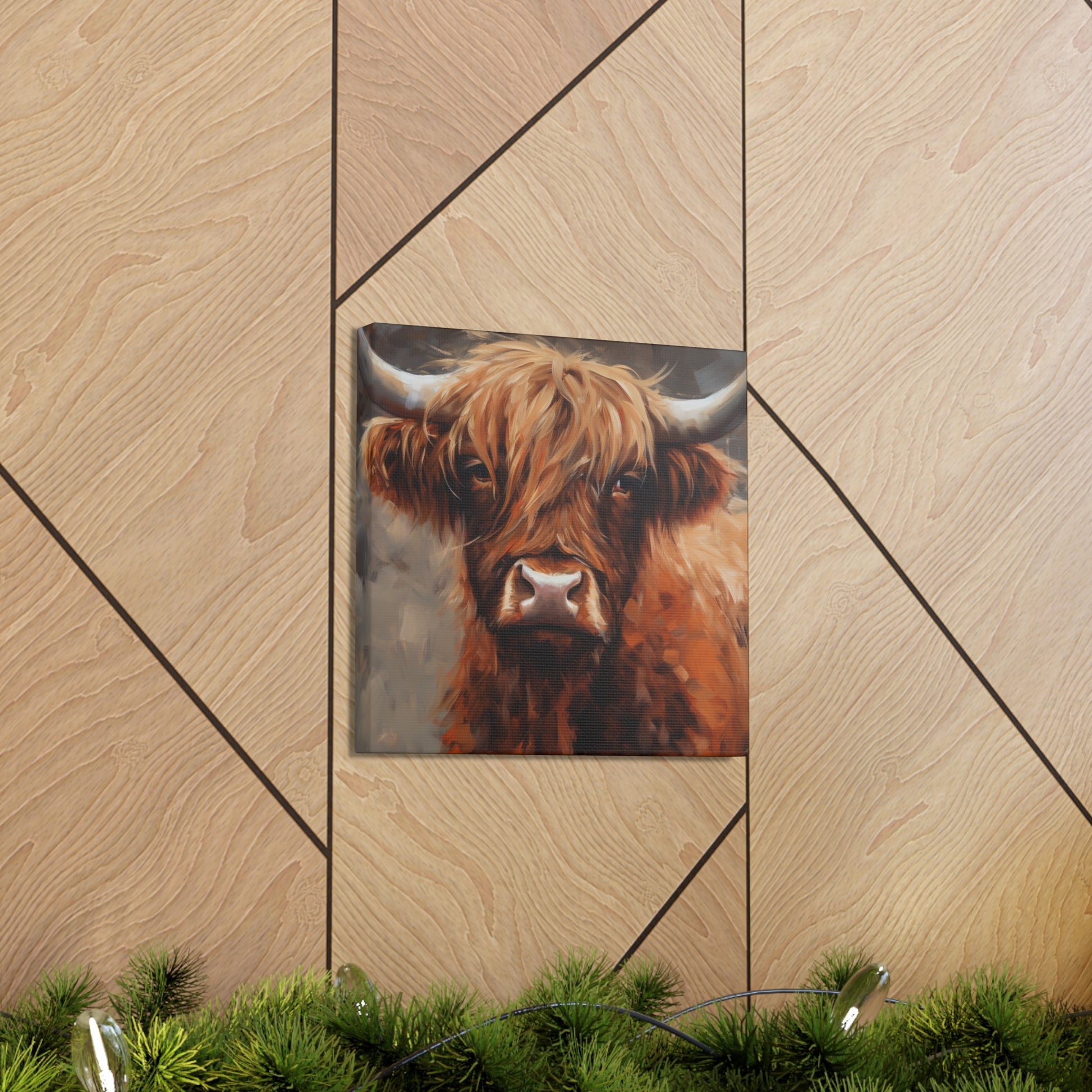 "Highland Cow Painting" Wall Art - Weave Got Gifts - Unique Gifts You Won’t Find Anywhere Else!