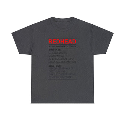 "Redhead Warning" T-Shirt - Weave Got Gifts - Unique Gifts You Won’t Find Anywhere Else!