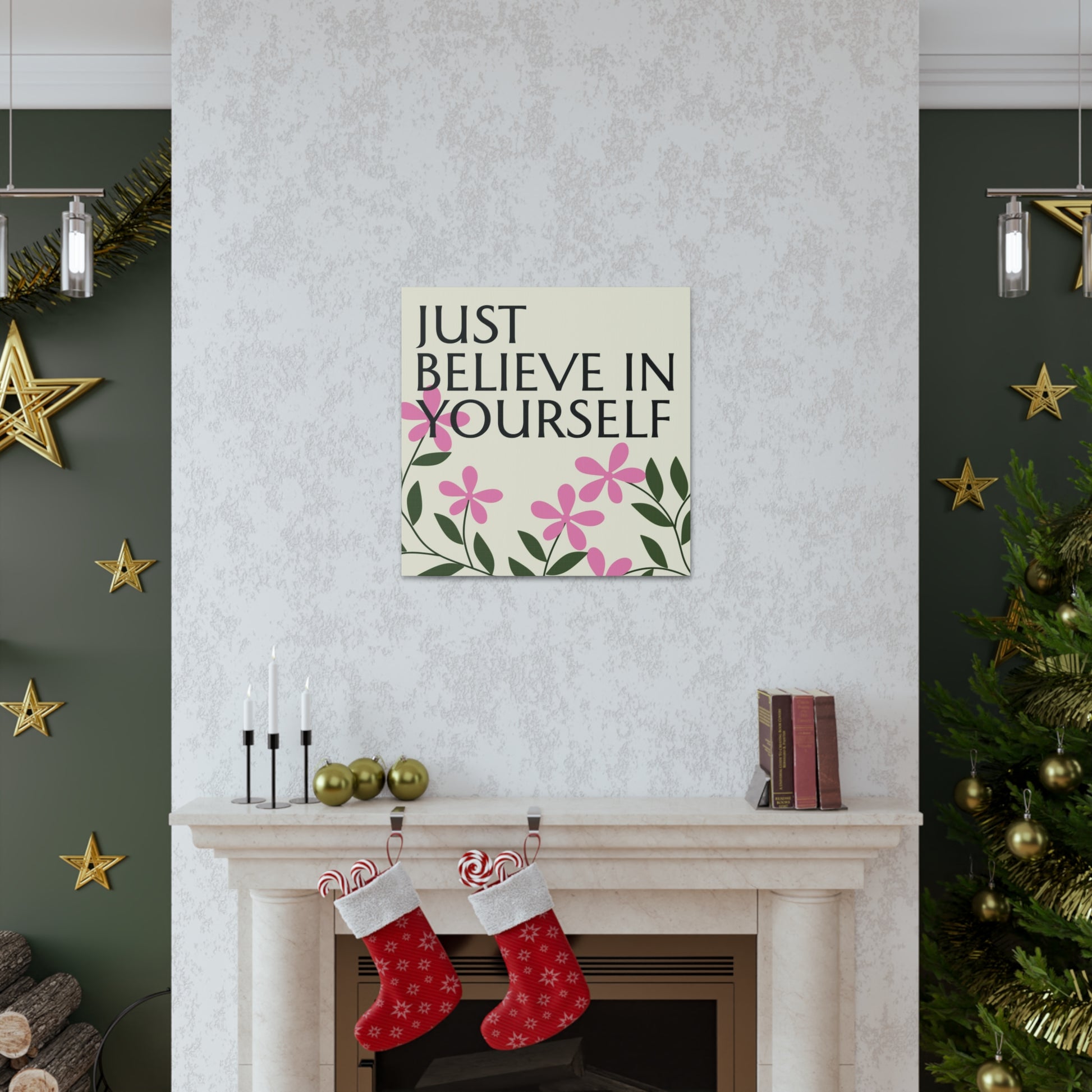Quote wall art for positivity and confidence
