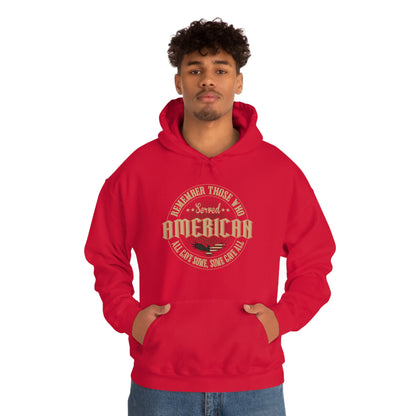 "Remember Those Who Served America" Hoodie - Weave Got Gifts - Unique Gifts You Won’t Find Anywhere Else!