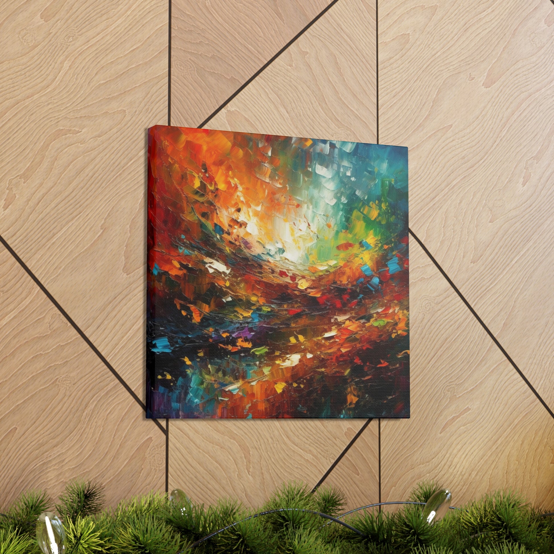 "Colorful Abstract Painting" Wall Art - Weave Got Gifts - Unique Gifts You Won’t Find Anywhere Else!