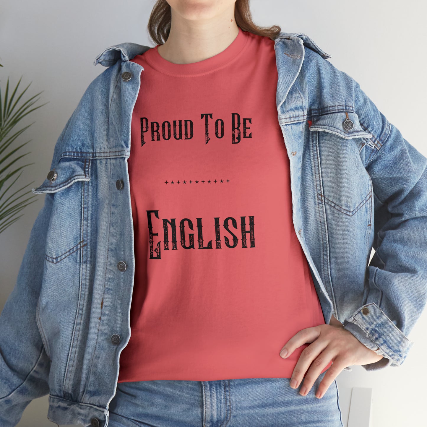 "Proud To Be English" T-Shirt - Weave Got Gifts - Unique Gifts You Won’t Find Anywhere Else!