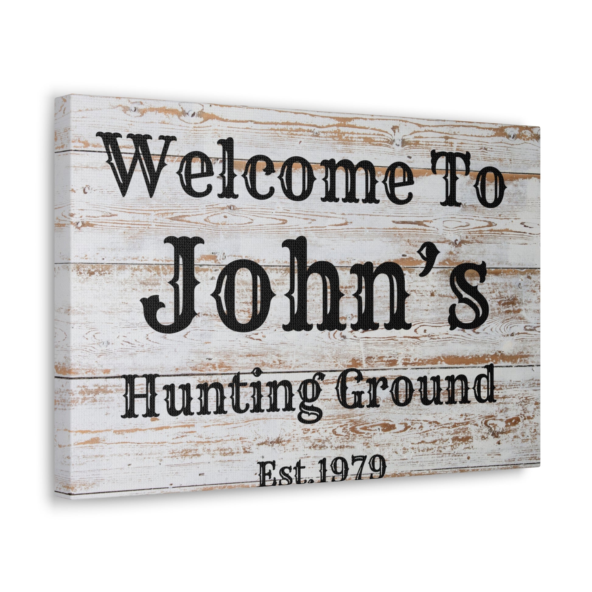 "Welcome To My Hunting Ground" Custom Sign - Weave Got Gifts - Unique Gifts You Won’t Find Anywhere Else!