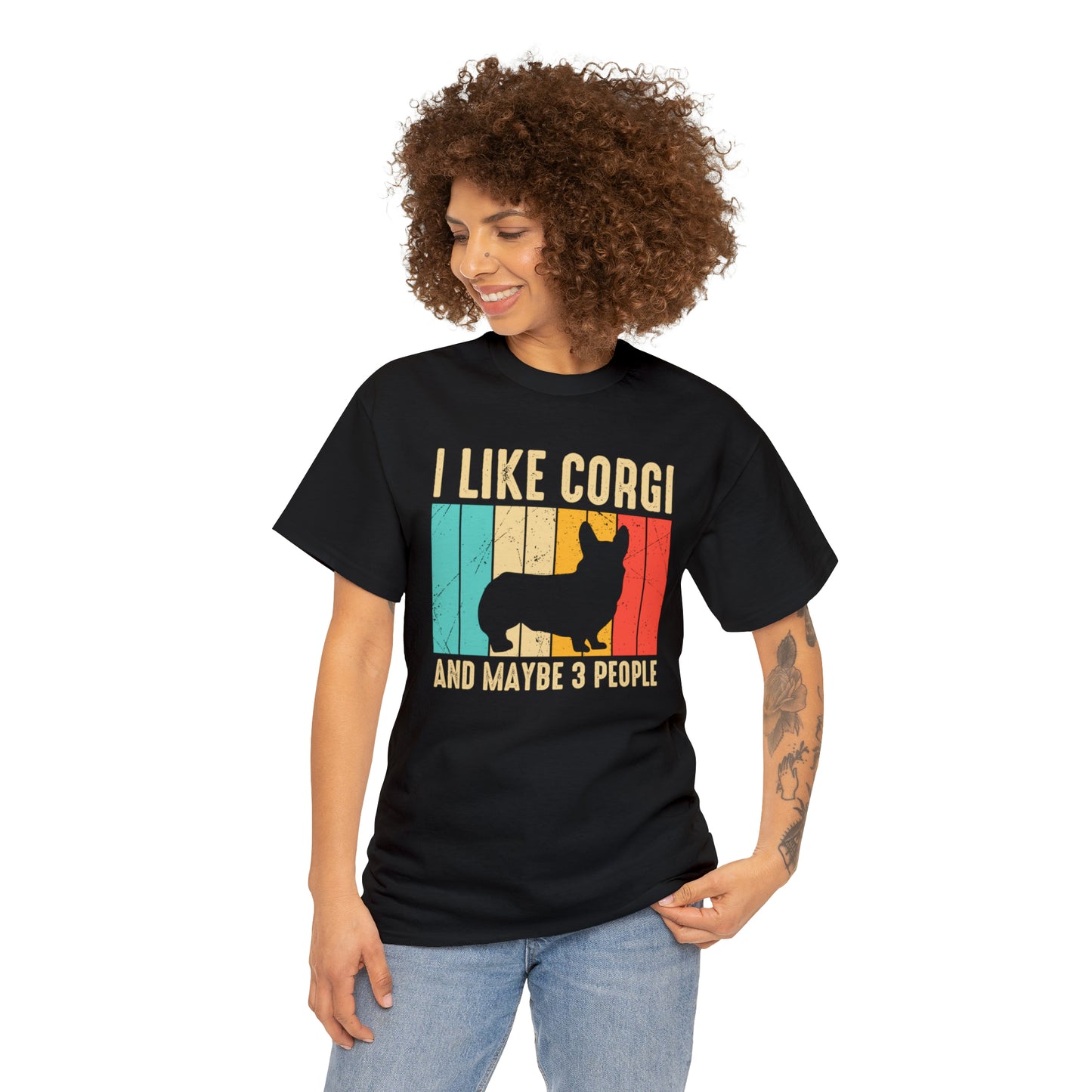 "I Like Corgi & Maybe 3 People" T-Shirt - Weave Got Gifts - Unique Gifts You Won’t Find Anywhere Else!