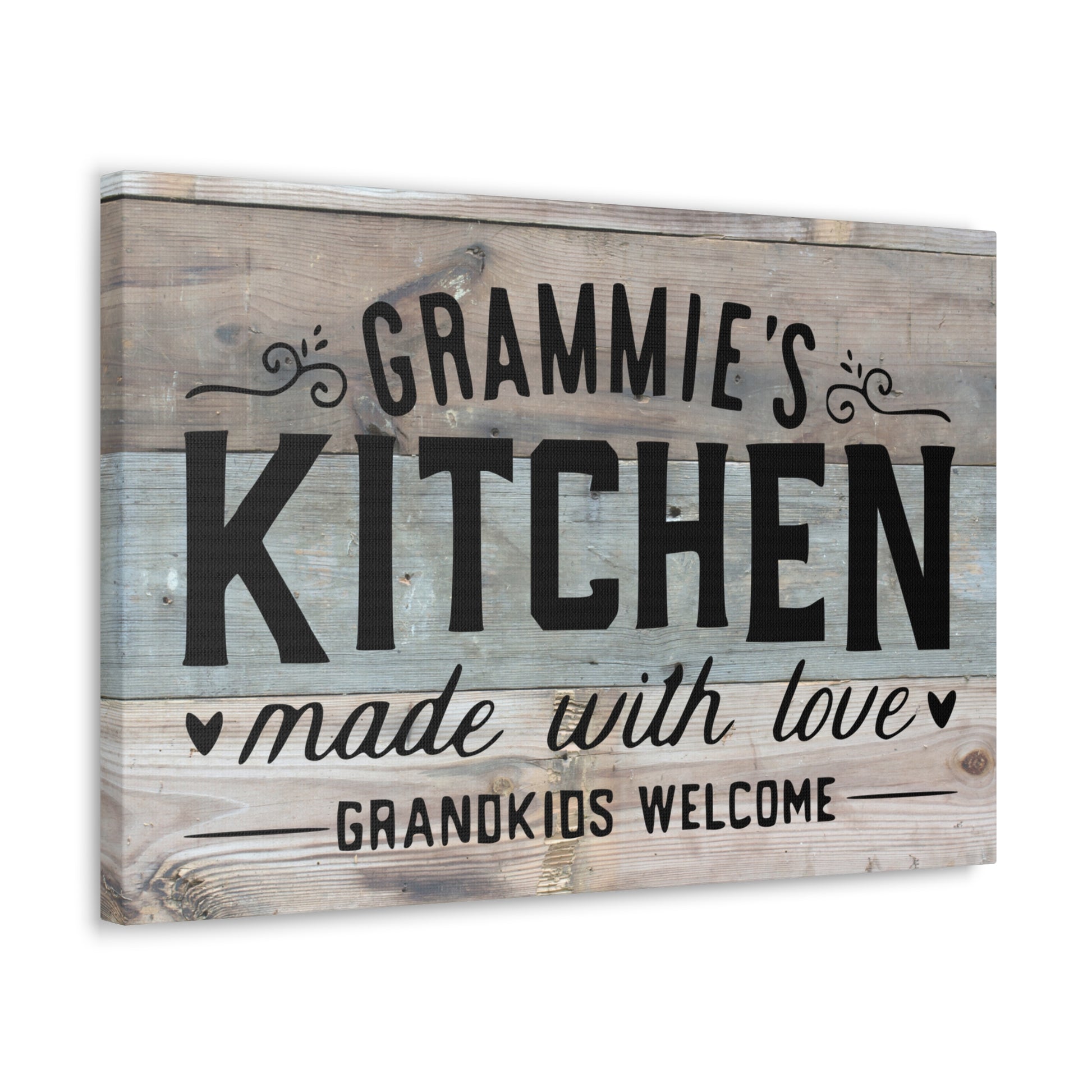 "Patented support face Grammie’s kitchen wall art"