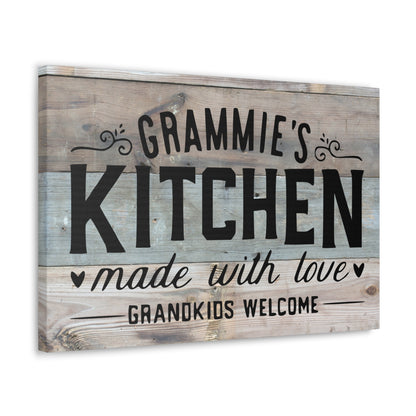 "Patented support face Grammie’s kitchen wall art"