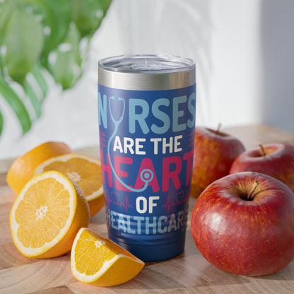 "Nurses Are The Heart Of Healthcare" Tumbler - Weave Got Gifts - Unique Gifts You Won’t Find Anywhere Else!