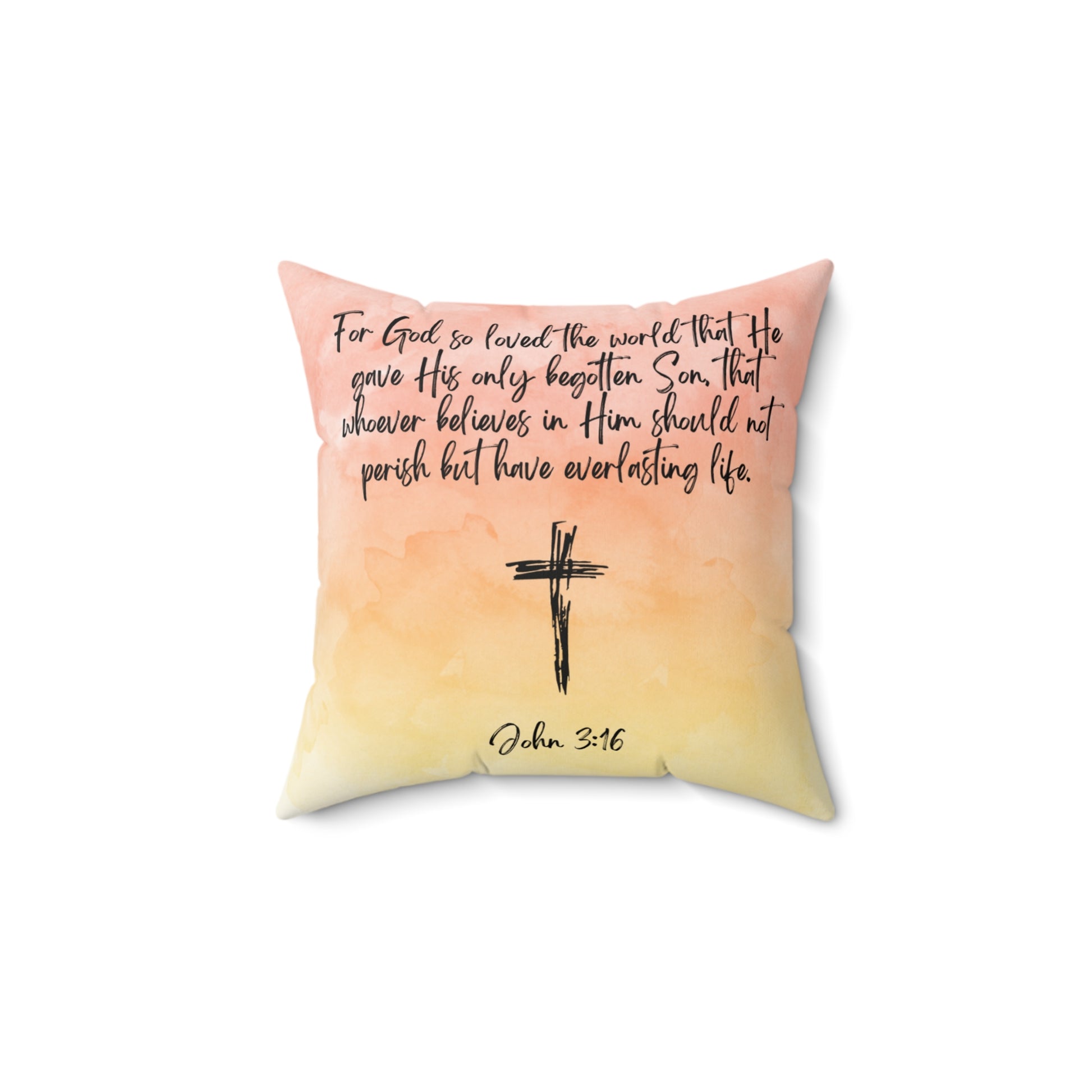 "John 3:16" Throw Pillow - Weave Got Gifts - Unique Gifts You Won’t Find Anywhere Else!