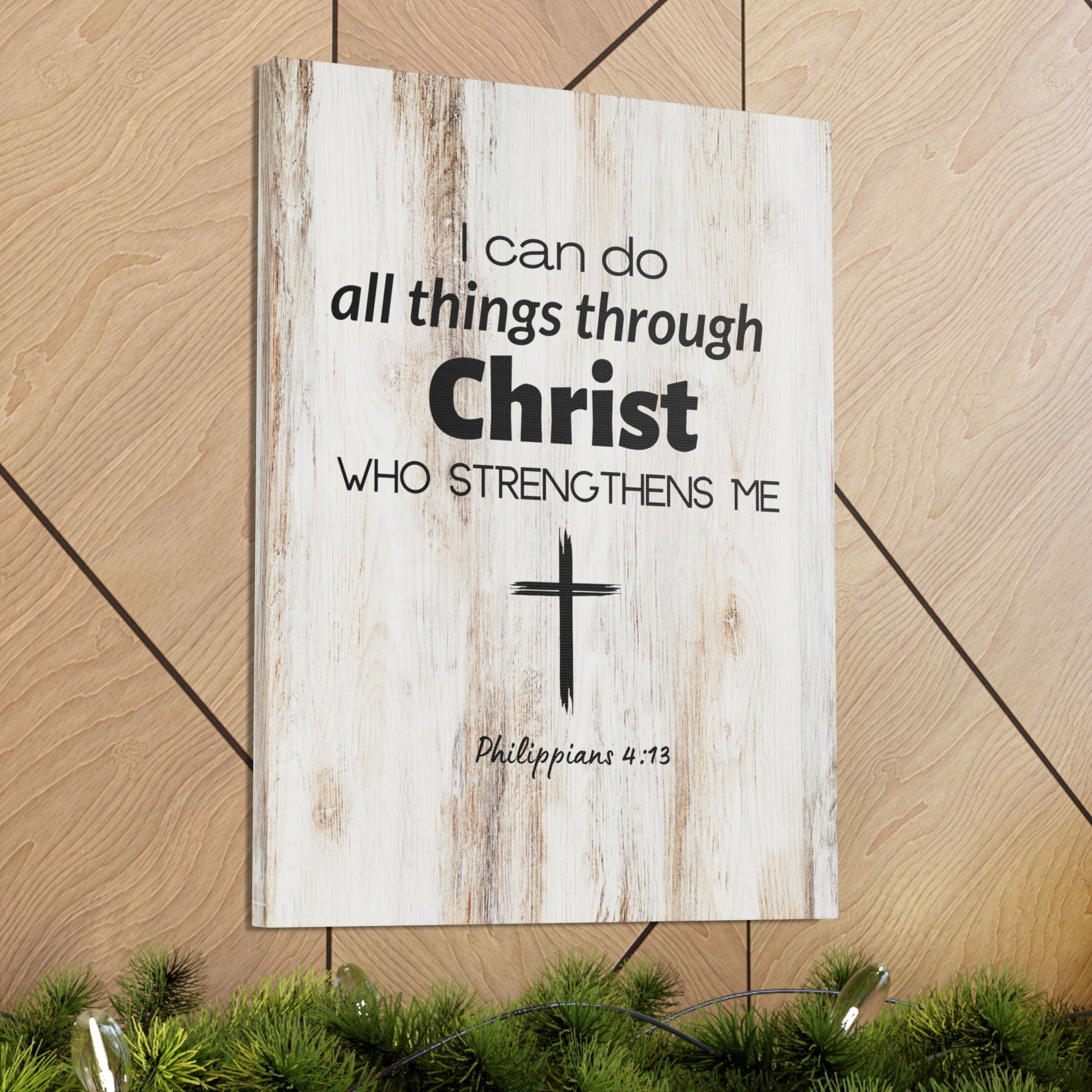 "I Can Do All Things Through Christ" Wall Print - Weave Got Gifts - Unique Gifts You Won’t Find Anywhere Else!