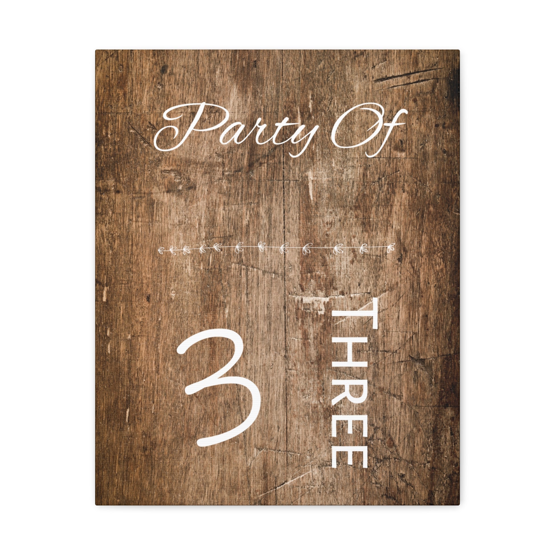 "Party Of 3" Wall Art - Weave Got Gifts - Unique Gifts You Won’t Find Anywhere Else!