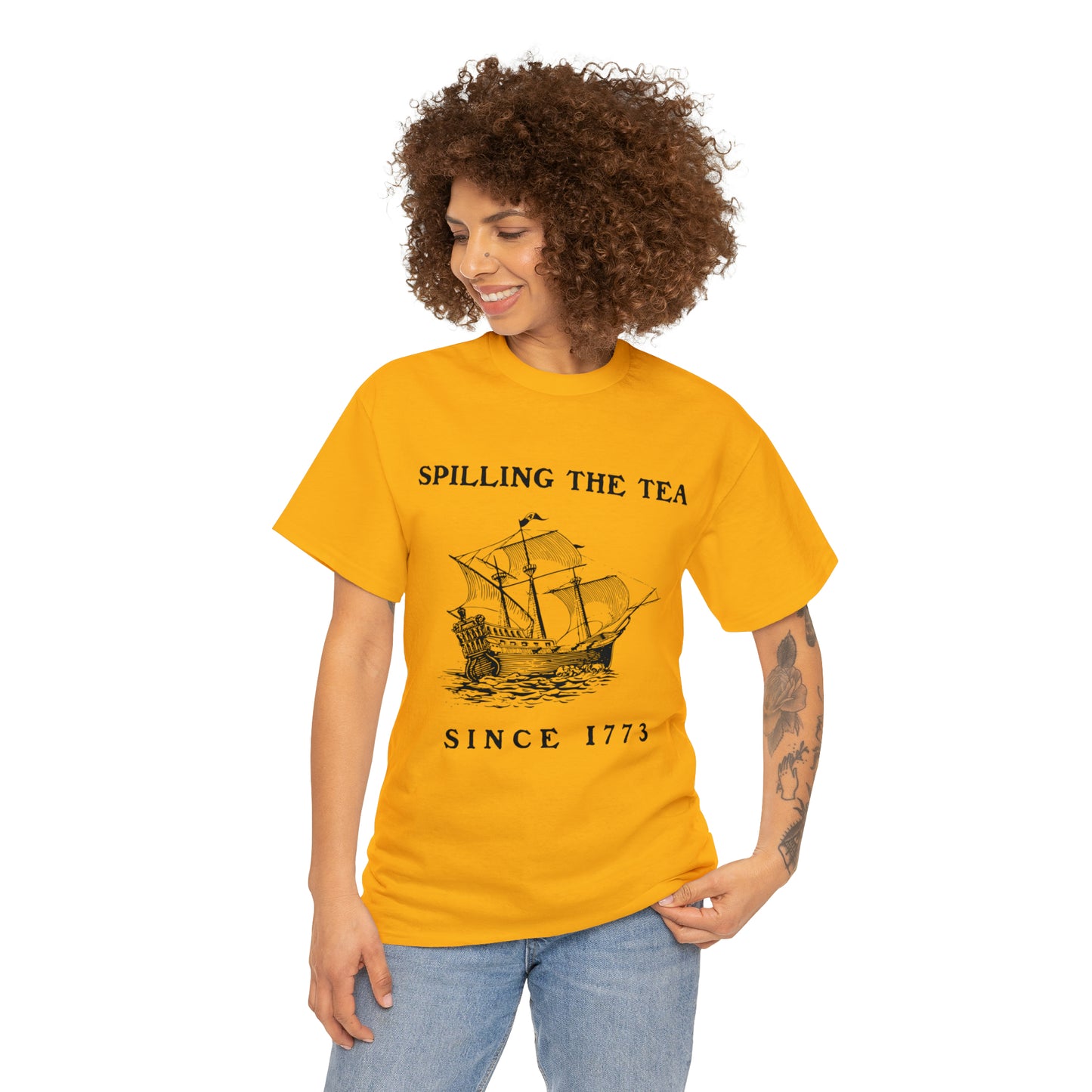 "Spilling The Tea, Since 1773" T-Shirt - Weave Got Gifts - Unique Gifts You Won’t Find Anywhere Else!