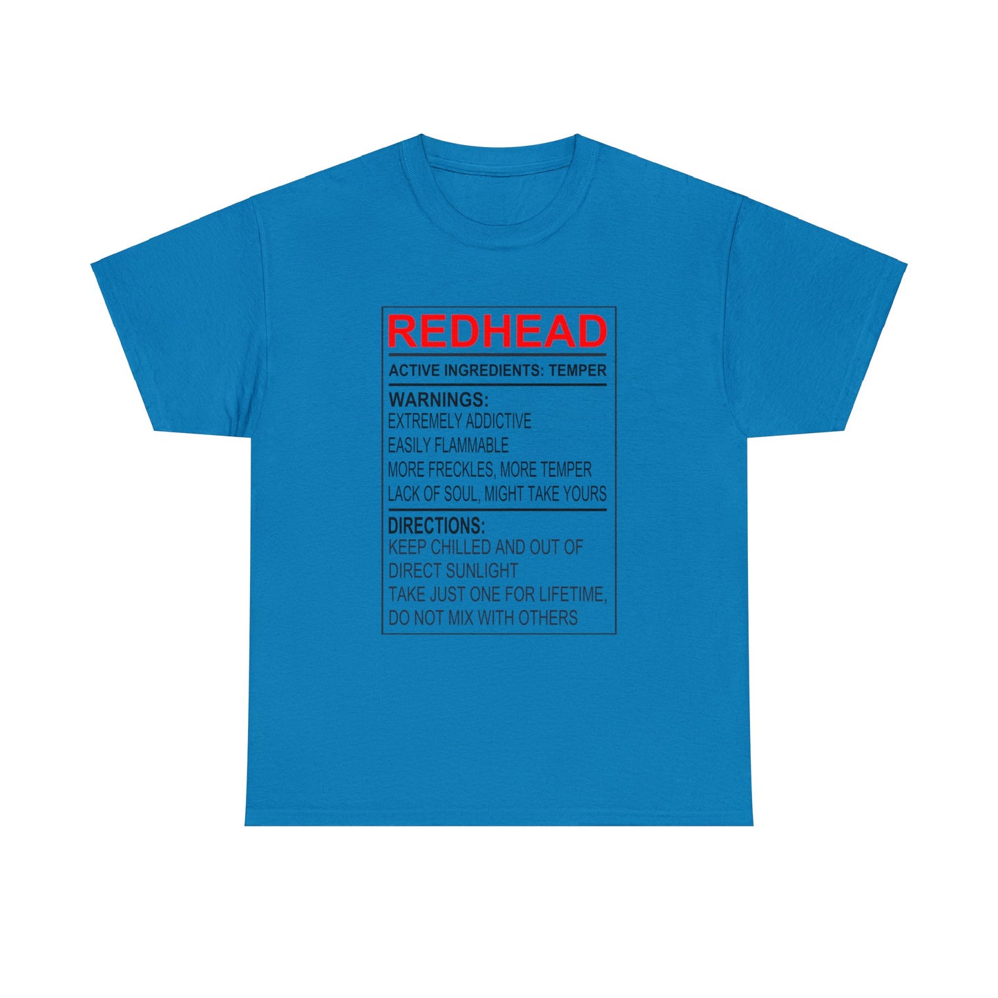 "Redhead Warning" T-Shirt - Weave Got Gifts - Unique Gifts You Won’t Find Anywhere Else!